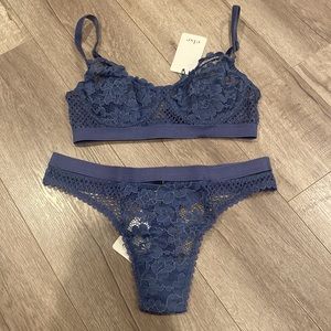 Else Lingerie Petunia Bra and thong set